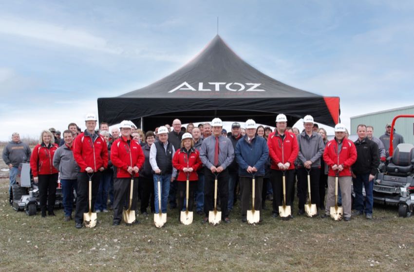 Altoz breaks ground 75000 sq ft expansion property