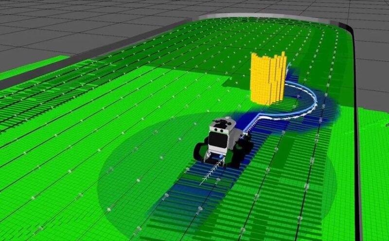 sensors help when using autonomous commercial mowers